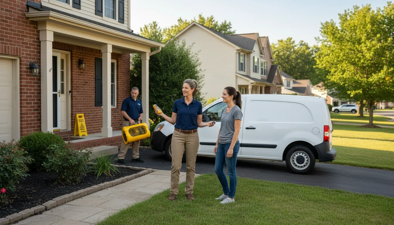 Water restoration image for Dehumidification And Cleanup Services in Bethune, SC
